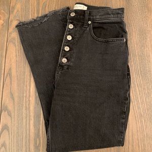 Abercrombie Curve Love Kick Flare Ultra High Rise Jeans